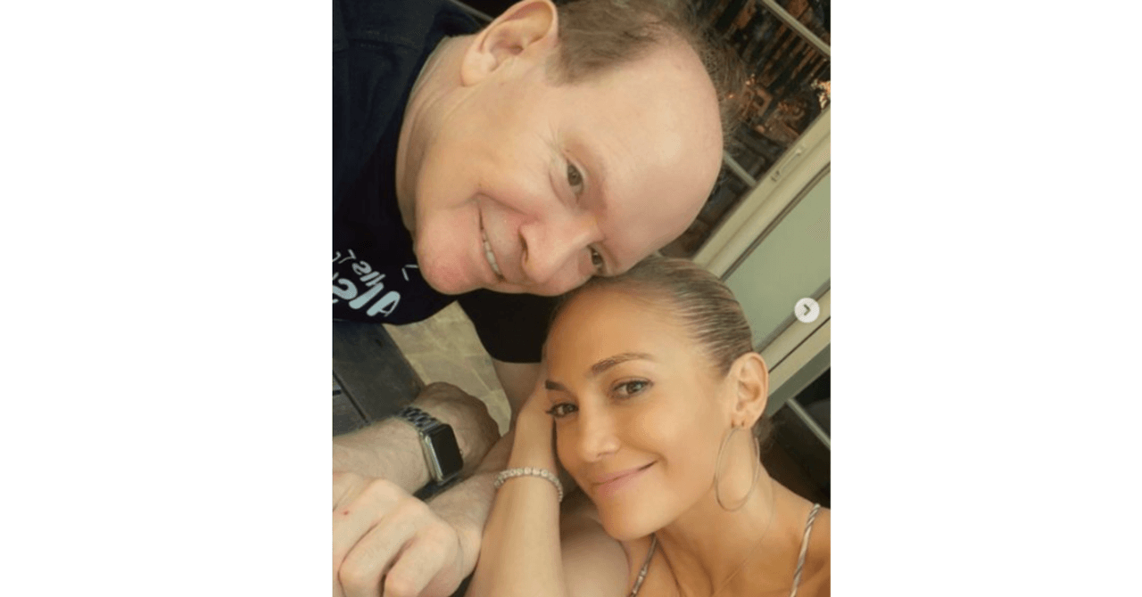 Jennifer Lopez y su padre