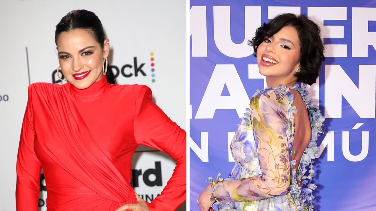 Maite Perroni reacciona a las críticas sobre Ángela Aguilar y Nodal: “No se saben todas las historias”