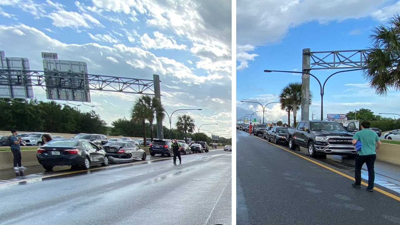 Choque de 43 vehículos mantuvo cerrada durante horas la autopista 408 en Orlando