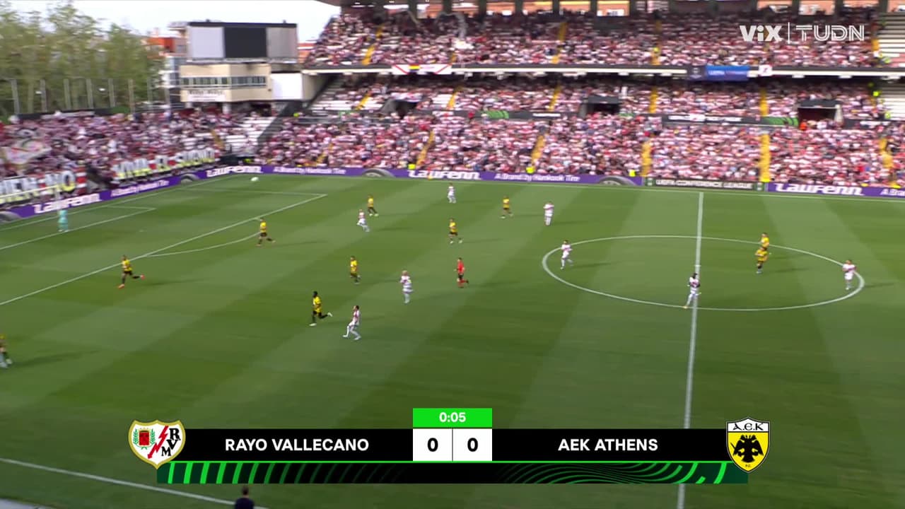¡En vivo! Rayo Vallecano vs. AEK Athens, UEFA Conference League ¡Aquí!