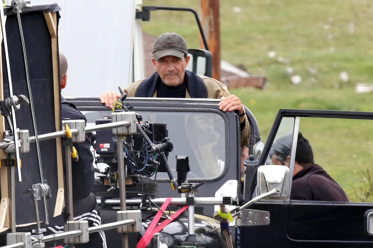 Antonio Banderas se encuentra en Roma filmando una nueva película.