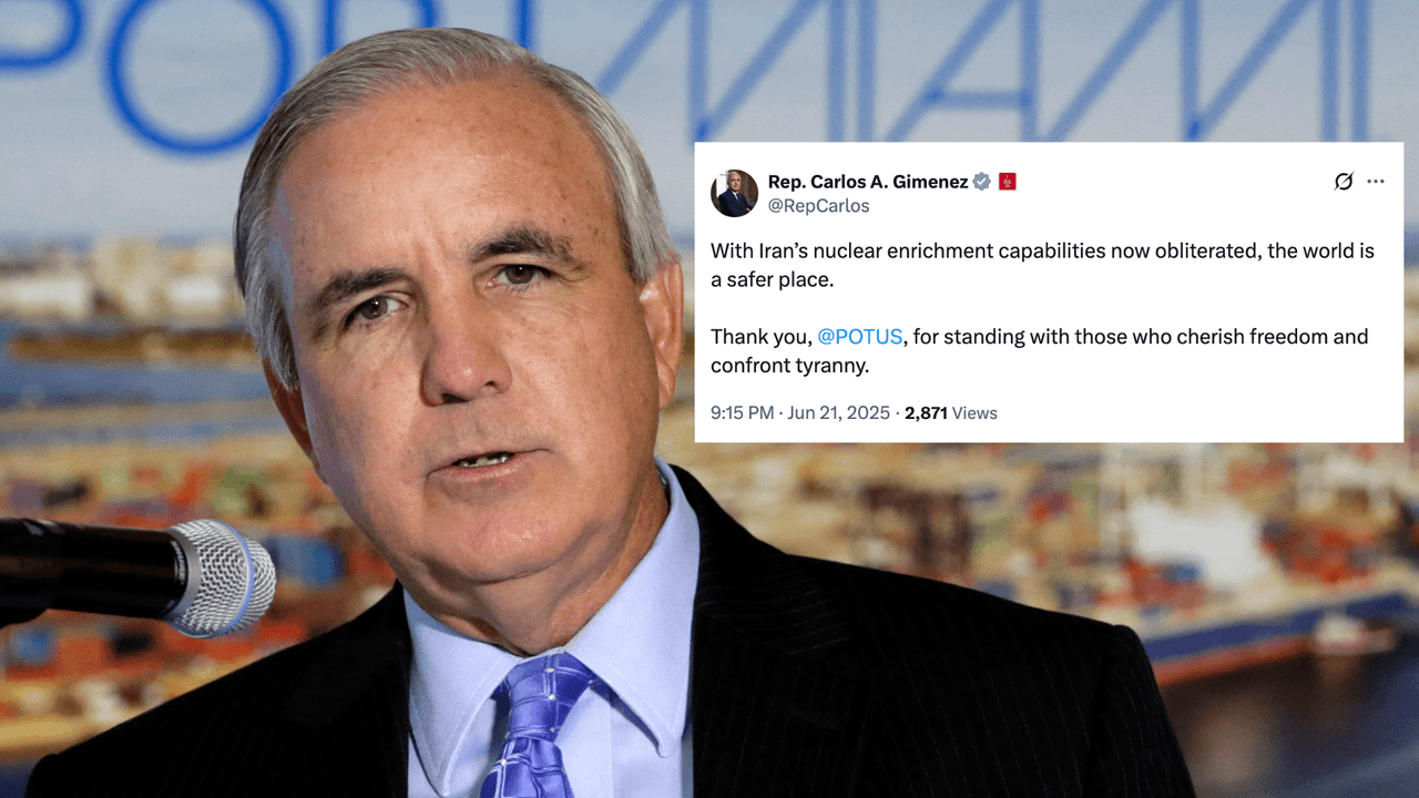 <b>Carlos A. Giménez,</b> representante de Florida
<br>El republicano respaldó el ataque del presidente Trump a Irán.
<br>