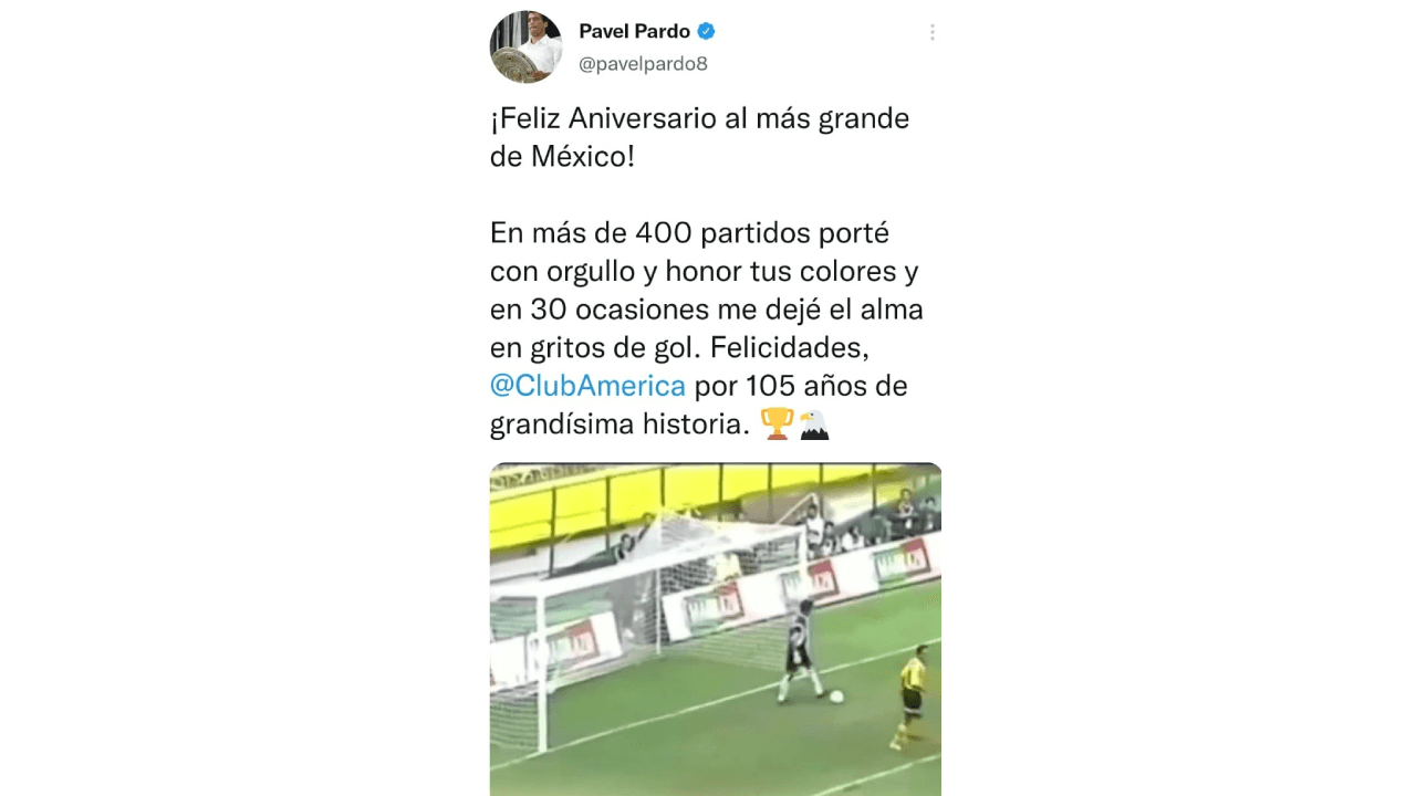 El Club más grande de América cumple 105 años de existencia y las felicitaciones se hicieron extensas en redes sociales. Aficionados, jugadores y ex jugadores, otros clubes y periodistas se sumaron al homenaje de las Águilas.