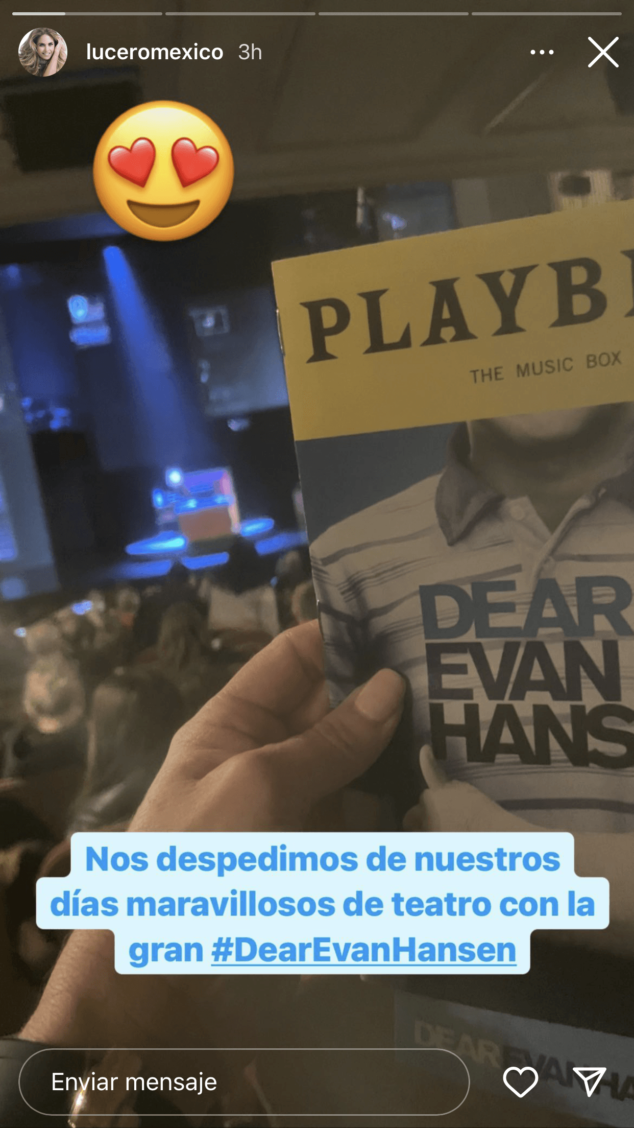 Pero más allá de ese detalle, estar unos días por 'La Gran Manzana' fue un vínculo entre madre e hija, quien ha dicho que se está preparando para poder hacer un carrera en el teatro musical. 
<br>
