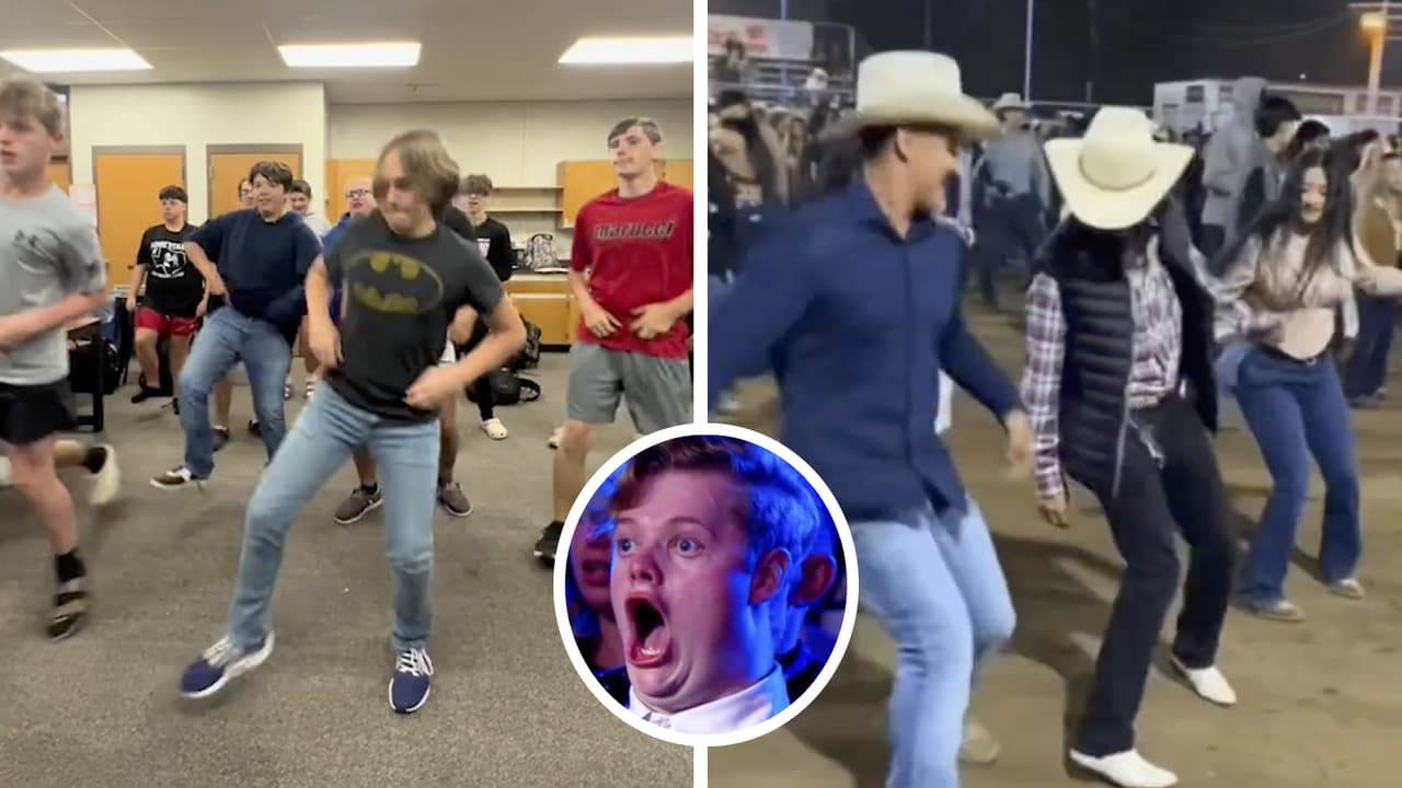 Maestra pone a bailar ‘Payaso de rodeo’ a sus alumnos en EU y parecen mexicanos... ¿o no?