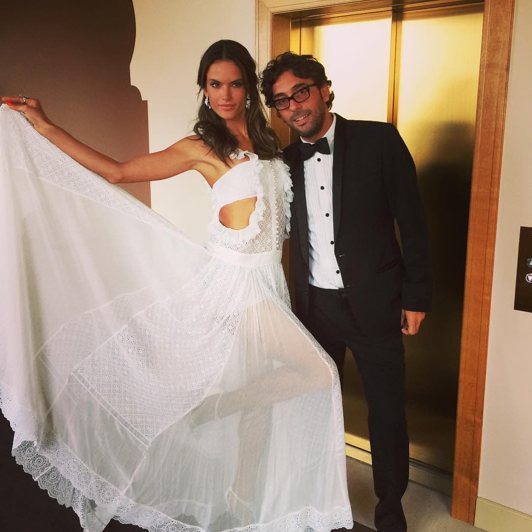 Alessandra Ambrosio, la más bella del Festival de Cine de Venecia.