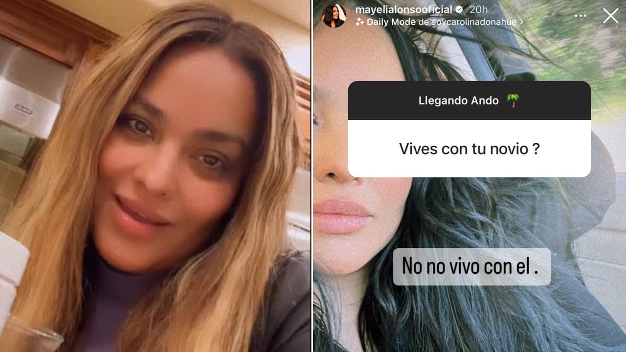 Así respondió Mayeli Alonso cuando le preguntaron si ya vive con Andy Ruiz Jr.
