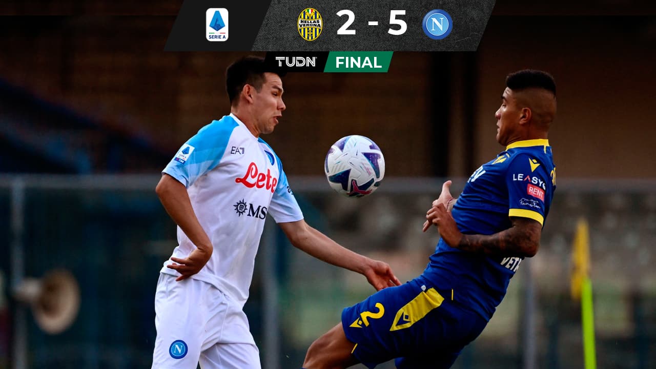 ¡Goleada diabólica! Chucky comanda remontada del Napoli ante Verona