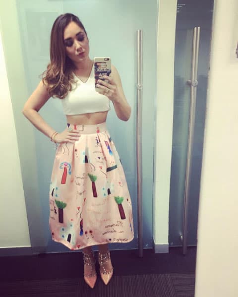 La moda es otra de las cosas que le apasionan.