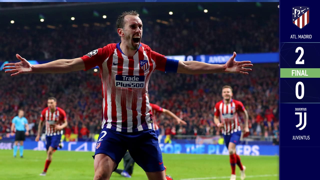 Con 'garra charrúa' el Atlético de Madrid venció a la Juventus de Cristiano Ronaldo