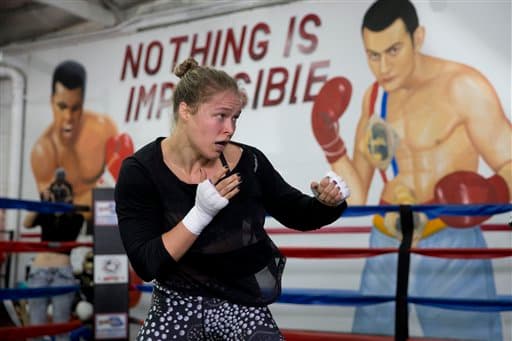 Ronda contra Mayweather.