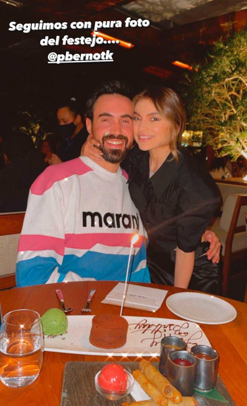 Su primogénita, Sofía Castro, festejó a su novio Pablo Bernot en el restaurante Nobu de Malibú y la protagonista de telenovelas como 'Destilando amor' y 'Mariana de la noche' no desairó la invitación.