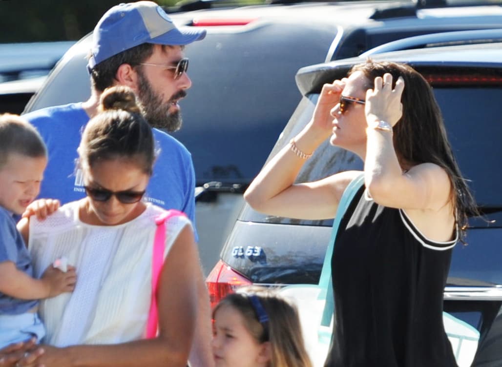 La nueva nana también los acompañaba.