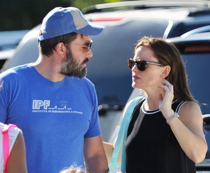 Ahora la ¿ex pareja? luce más relajada.