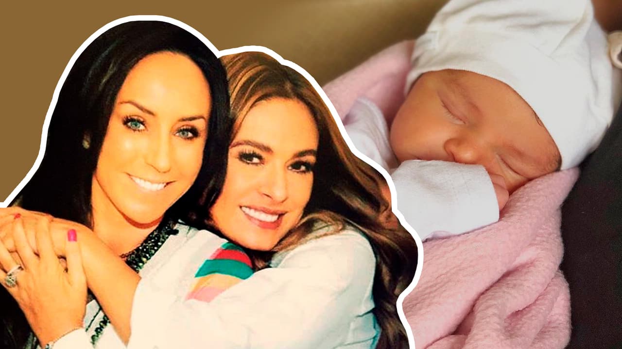 Galilea Montijo ya conoció a su ahijada María (y fue la primera en hacerlo)