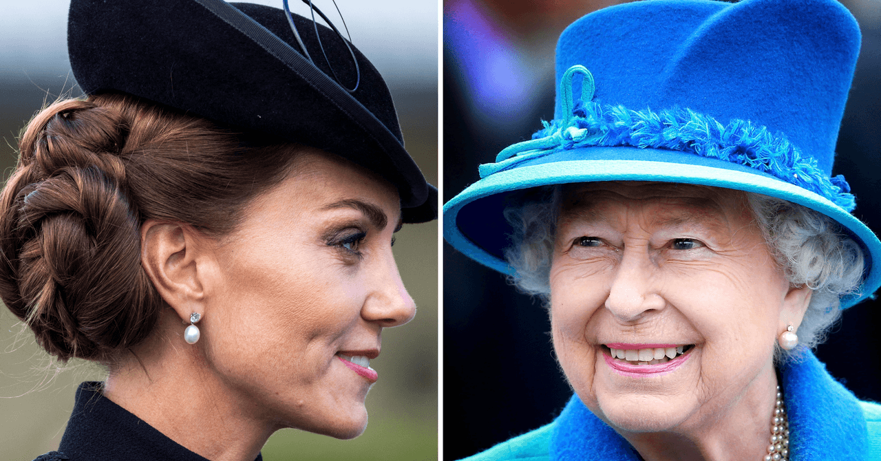 Kate Middleton/reina Isabel II