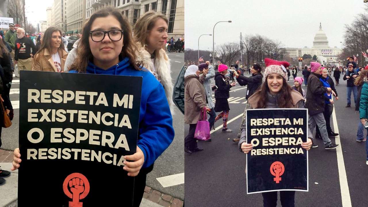 La diseñadora de la pancarta oficial en español: “Hemos sido insultados, marginados y ofendidos”