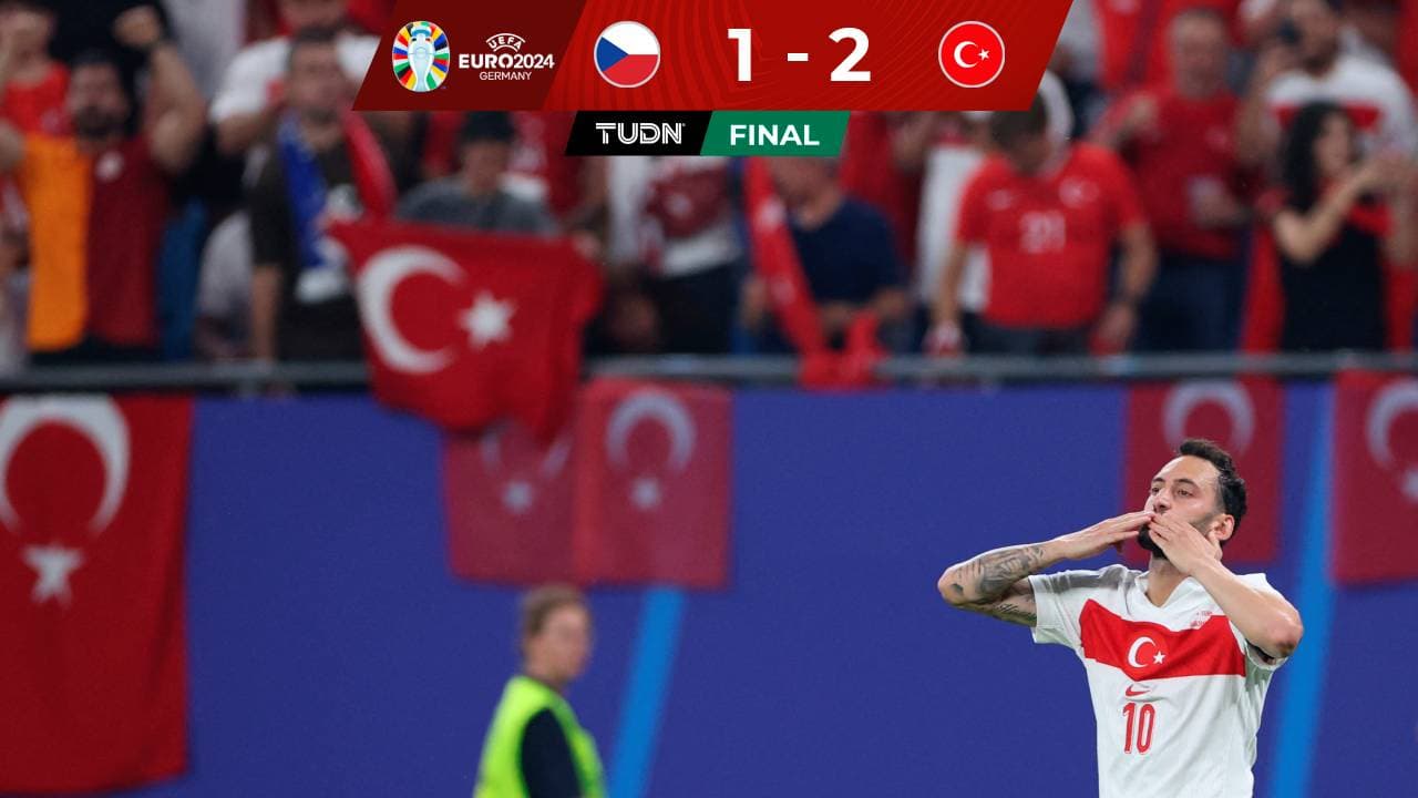 ¡Saca boleto! Turquía vence a Chequia y se instala en Octavos