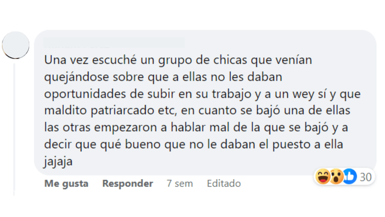 Chismes escuchados en público