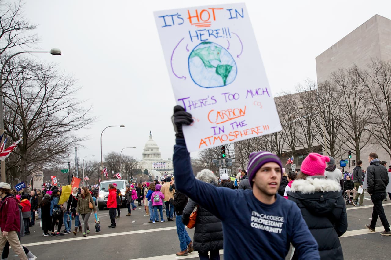 La justicia ambiental era otra de las razones de la protesta.