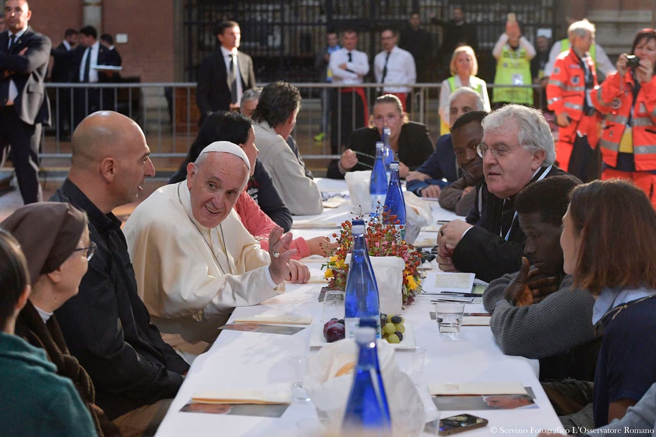 El Papa invita a un almuerzo a un grupo de presos y dos aprovechan para fugarse