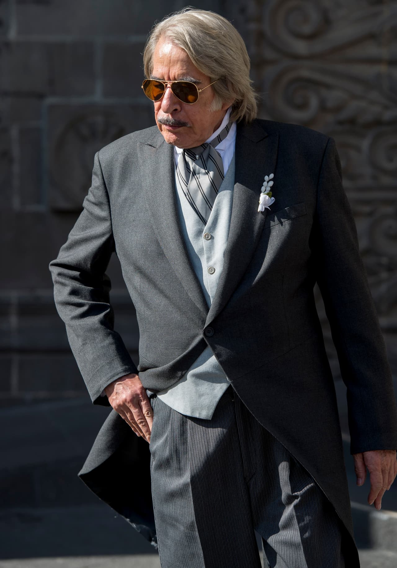 Cuidó cada detalle de su vestimenta.