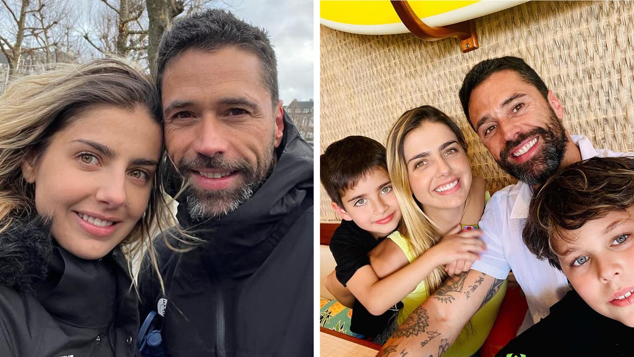 Michelle Renaud y Matías Novoa disfrutaron de sus primeras vacaciones en familia