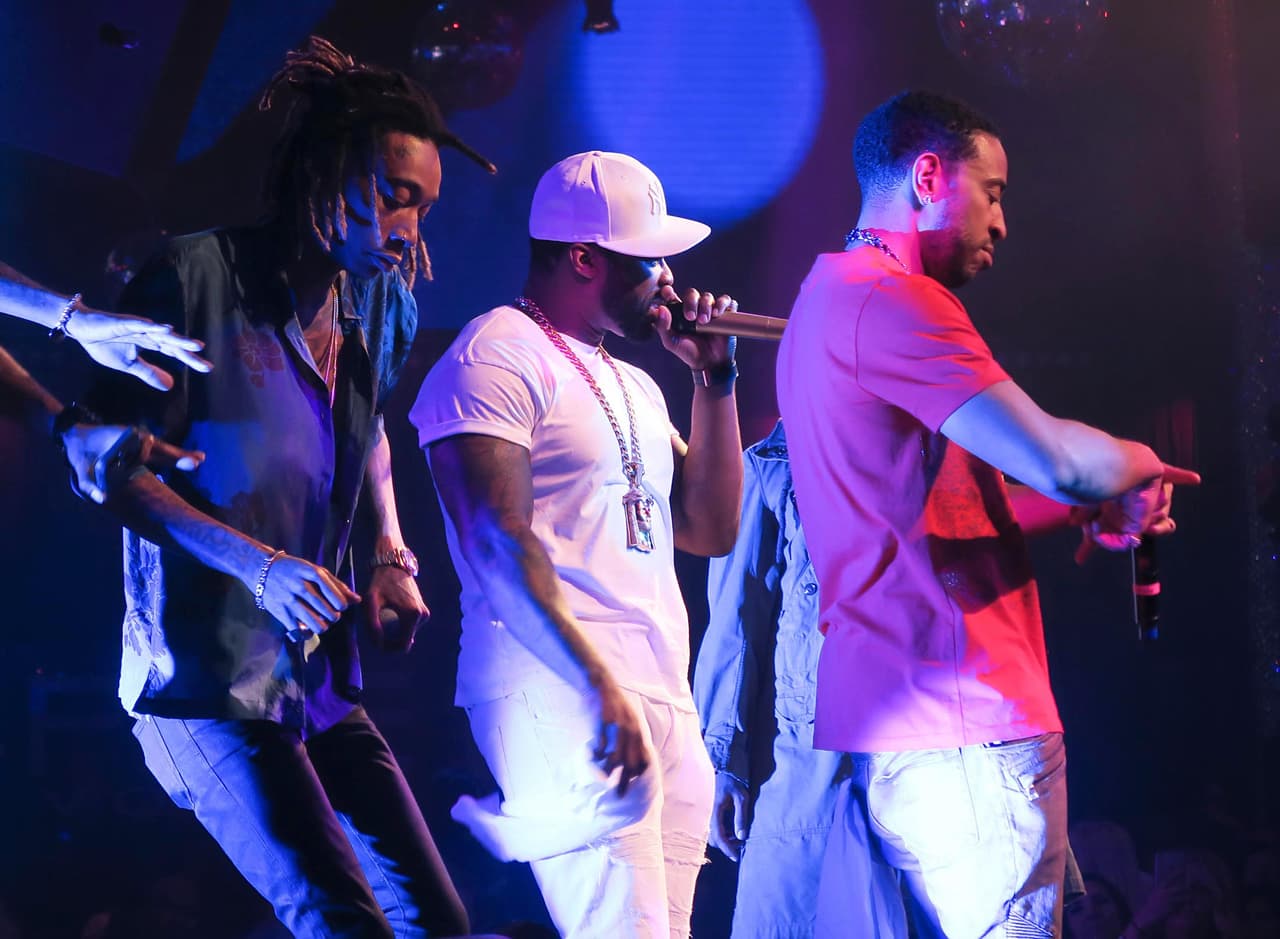 Ludacris se unió a los raperos en el escenario.