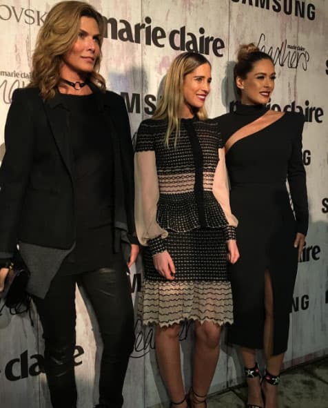 Montserrat Oliver, Daniela Von Wobeser y Galilea Montijo asistieron a una fiesta de la revista Marie Claire.