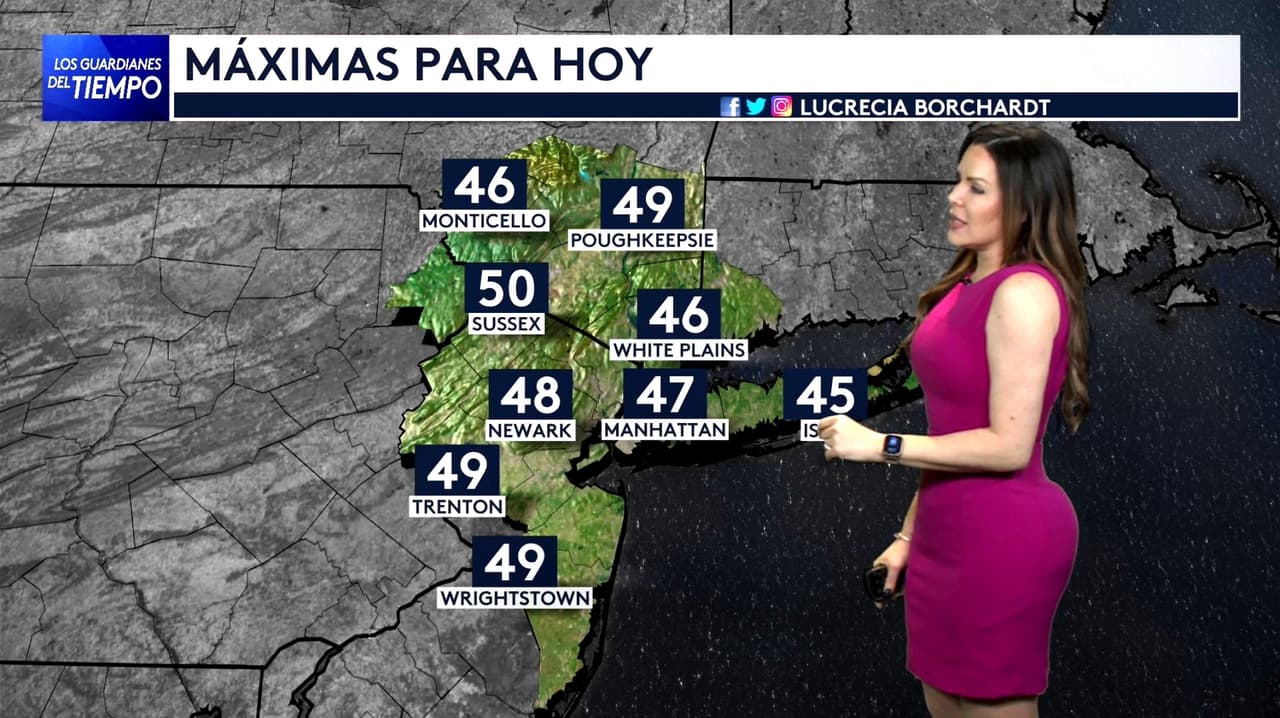 Pronóstico del tiempo hoy en Nueva York: Día con ráfagas de viento; el termómetro alcanzará 49 °F