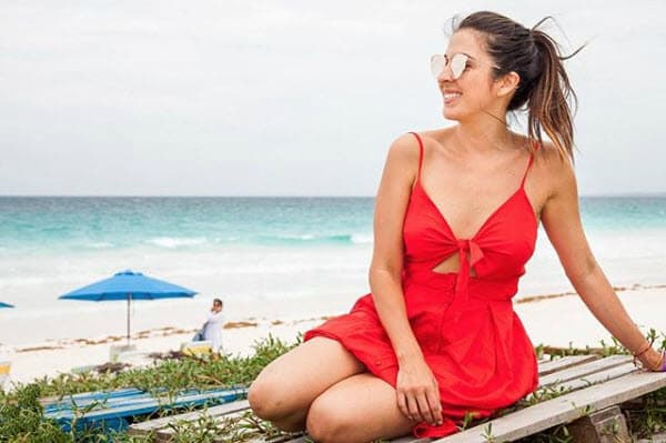 Maity Interiano también compartió algunas fotos del viaje en Instagram y bromeó con la boda real: "El príncipe Harry y Meghan Markle no se fueron de luna de miel... pero yo sí necesitaba tiempo para mí".