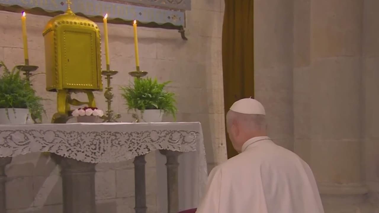 El papa León XIV llega a la Sagrada Familia para inaugurar su última torre en Barcelona