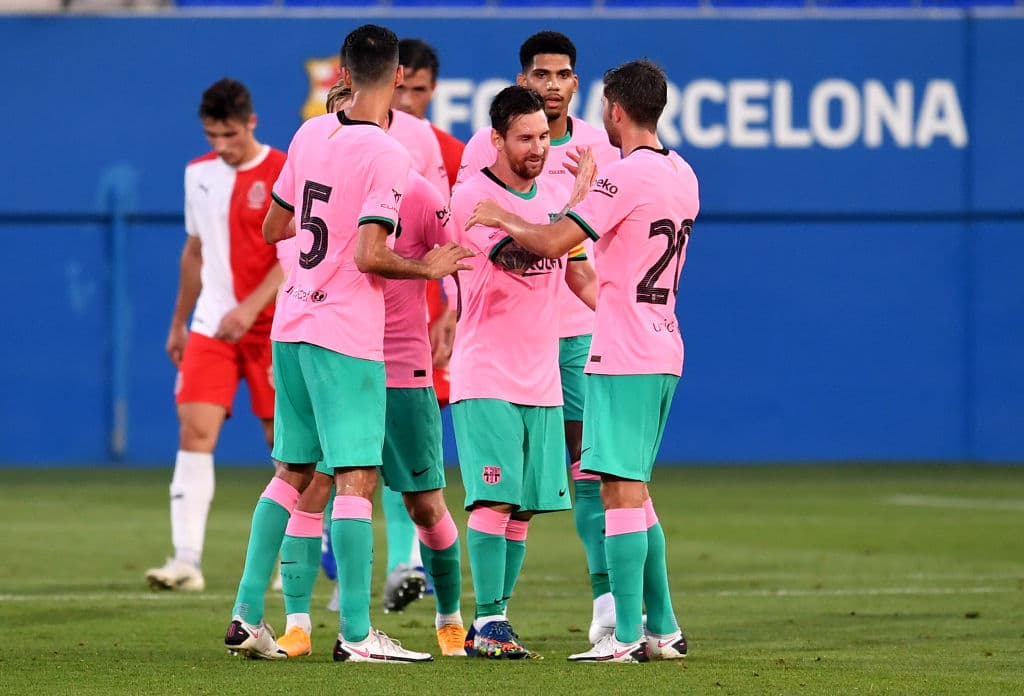El segundo tanto cayó al final de la primera parte desde los botines de Lionel Messi (45’).