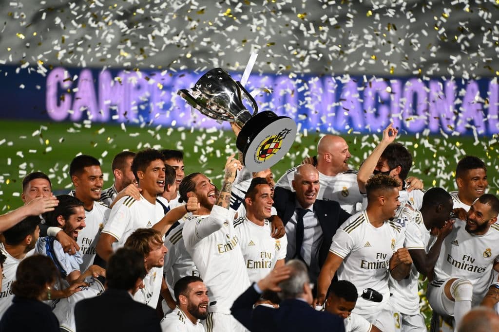 Real Madrid consigue su segundo título de Liga en la era Zidane y así fue como lo celebraron todos los miembros del club.