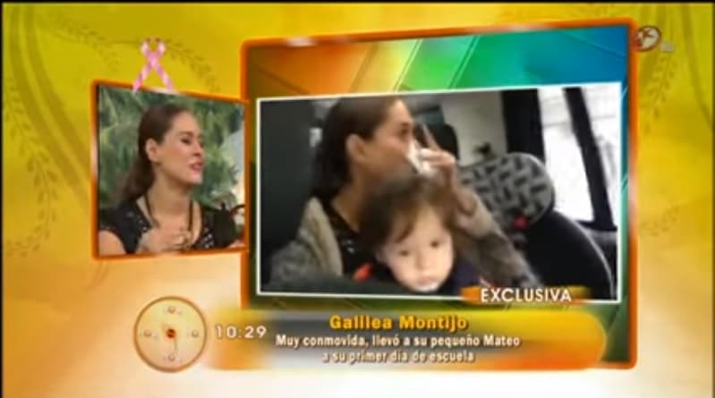 Con un año y medio de edad, Mateo asistió por primera vez a la escuela y también pasaron el momento en el programa 'Hoy'.