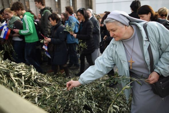 En la jornada, el papa argentino afirmó que Cristo no entró para recibir los honores reservados a los reyes de la tierra sino para ser azotado, insultado y ultrajado.