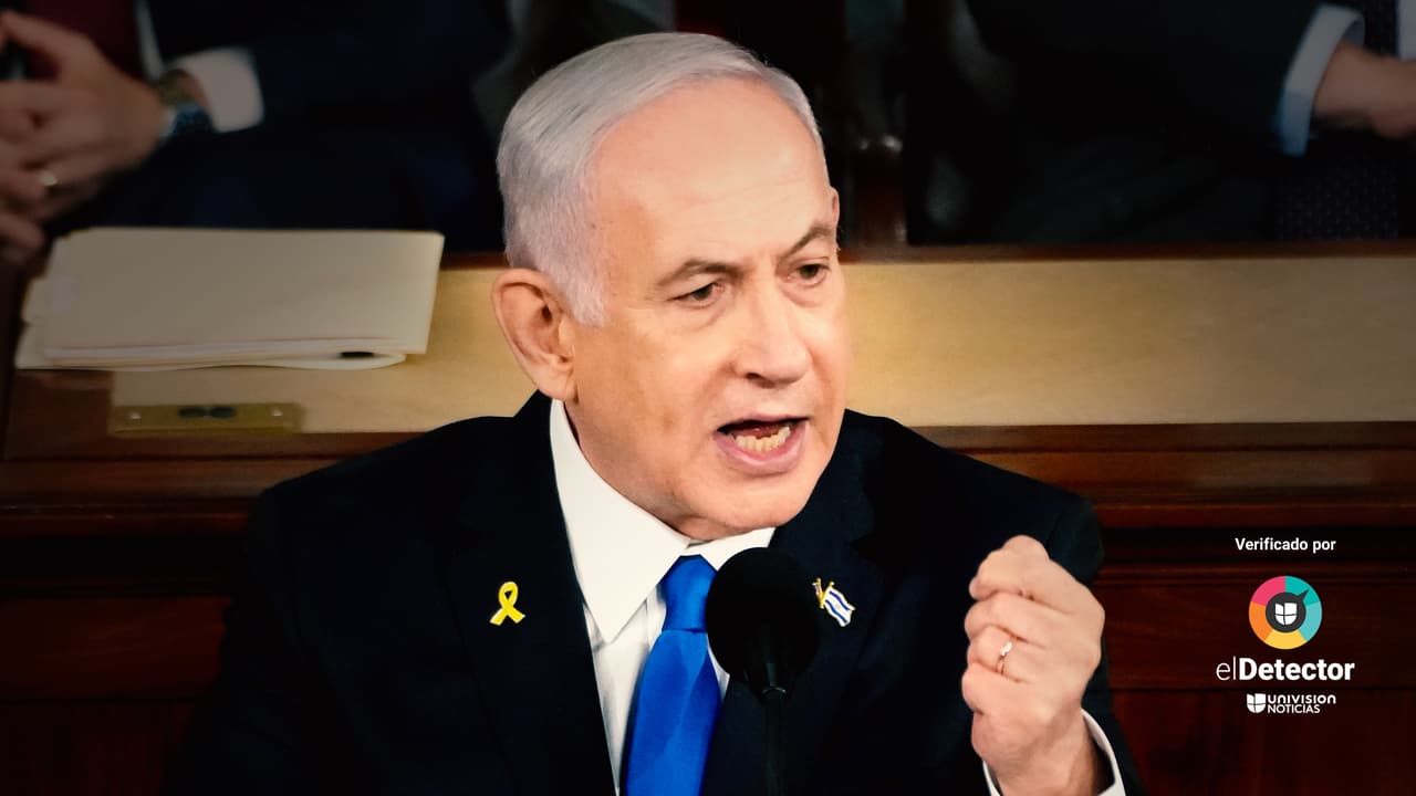 ¿La CPI trata de impedir que Israel se defienda?: Verificamos el discurso de Benjamín Netanyahu ante el Congreso de EEUU 