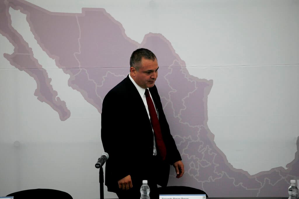 Genaro García Luna fue secretario de Seguridad Pública de México de 2006 a 2012.