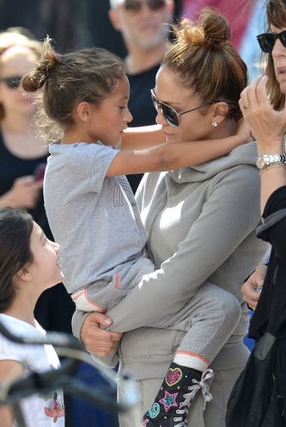 JLo es una mami súper tierna.