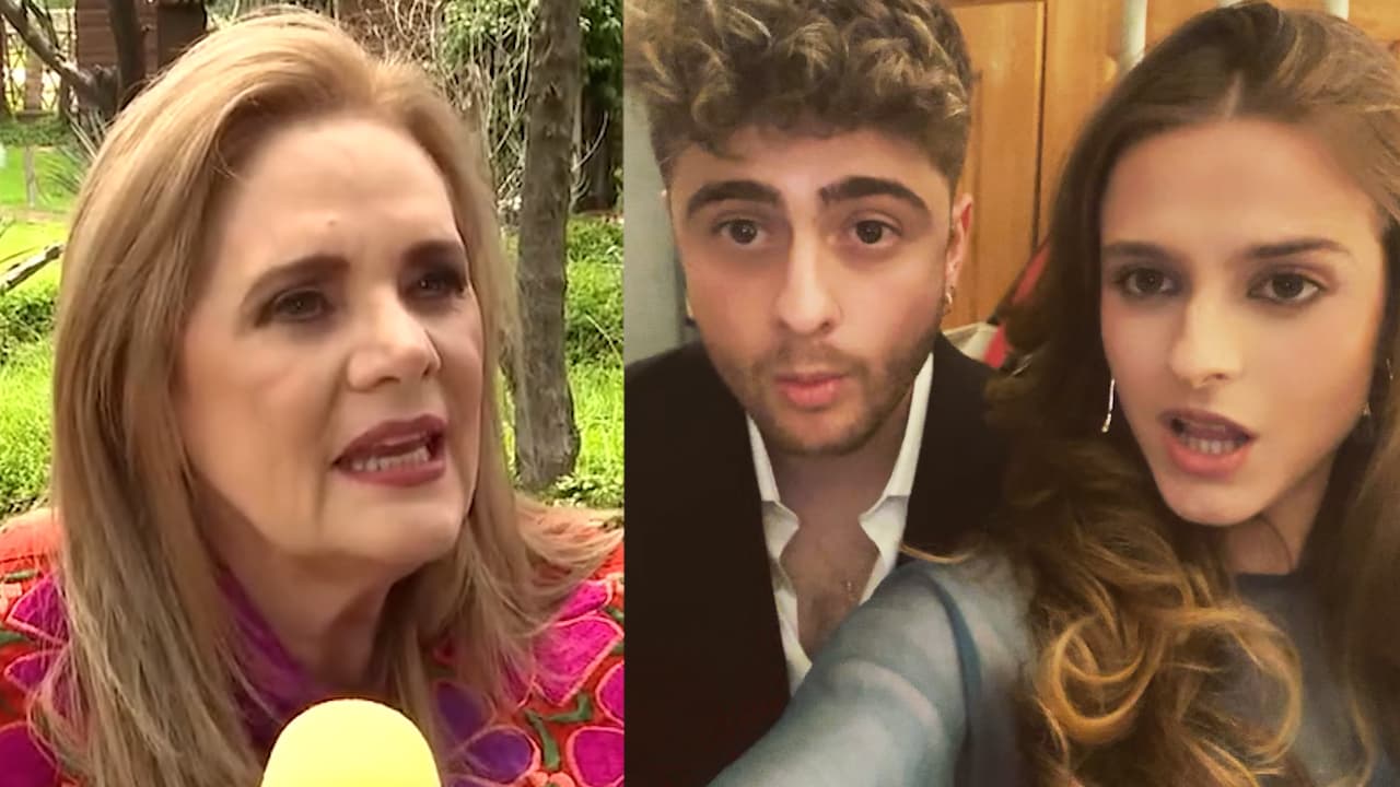 Erika Buenfil reacciona a la cercanía de su hijo con su media hermana: se han vuelto inseparables
