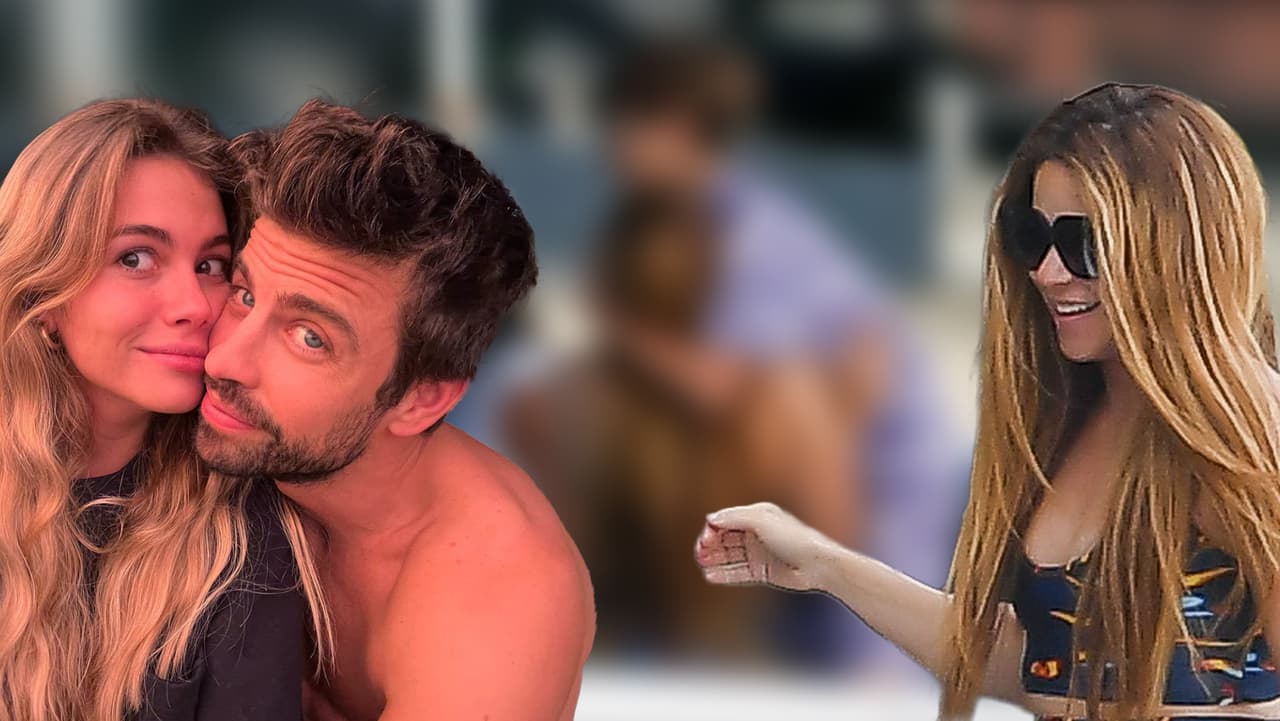 Llenan de abrazos a Shakira en Miami mientras que Piqué posa con Clara Chía