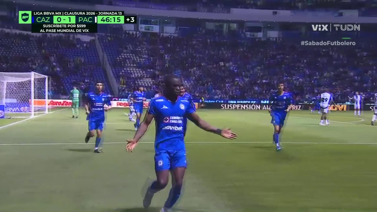 ¡Se estrena con La Máquina! Ebere anota el gol que mete a Cruz Azul en el juego