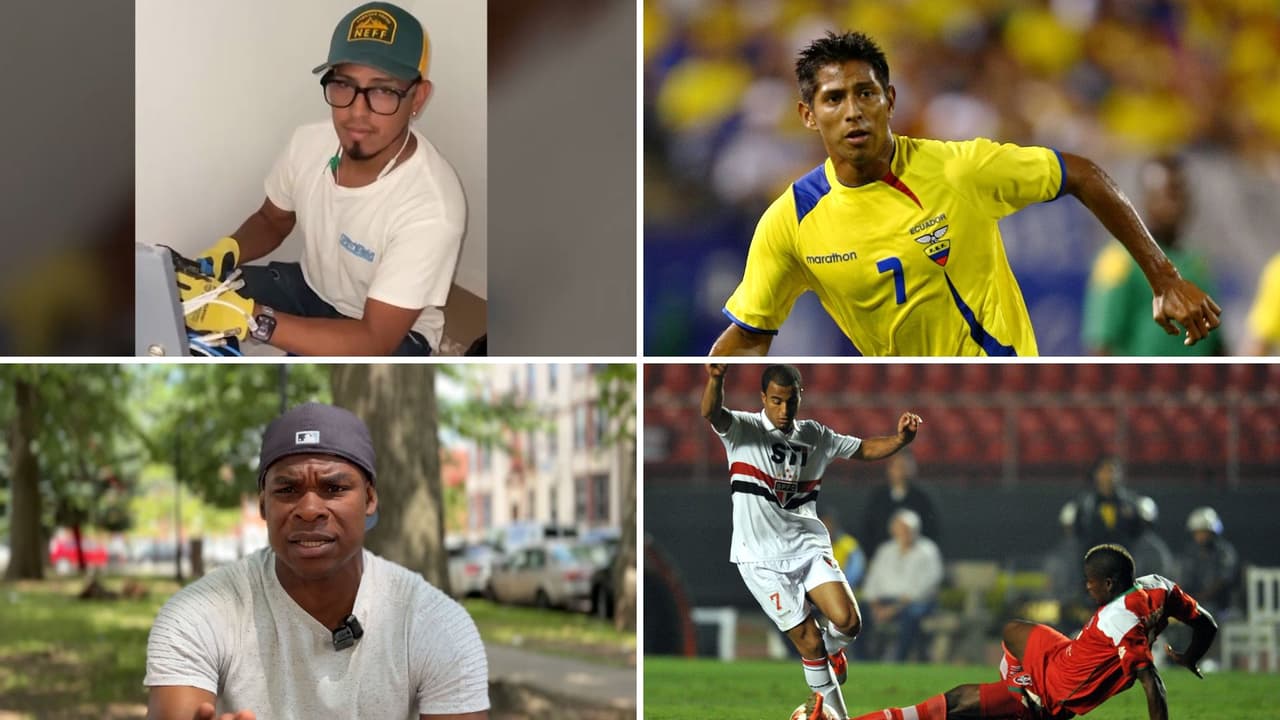 Exjugadores ecuatorianos migran a NY tras dejar el futbol y ahora trabajan en la construcción