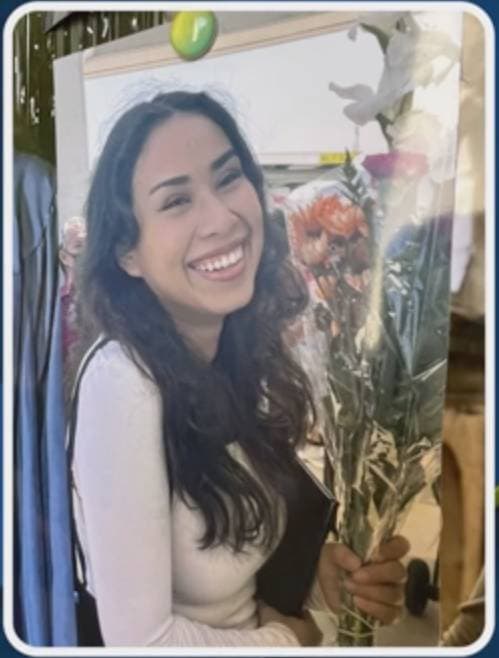 <b>Katherine Reyes</b>, de 20.