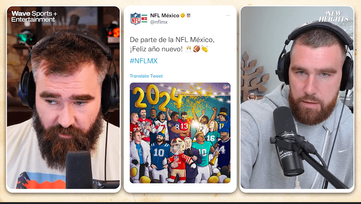 Travis Kelce esquiva broma sobre los gatos de Taylor Swift