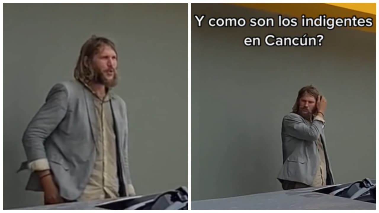 Encuentran en México a un hombre sin hogar que causa furor por su belleza: "Podría ser modelo"