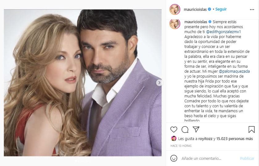 Finalmente le dejó un agradecimiento: "Muchas gracias, comadre, por todo lo que nos dejaste con tu talento y con tu valentía de enfrentar la vida. Te mandamos un beso hasta el cielo, y que sigas brillando".