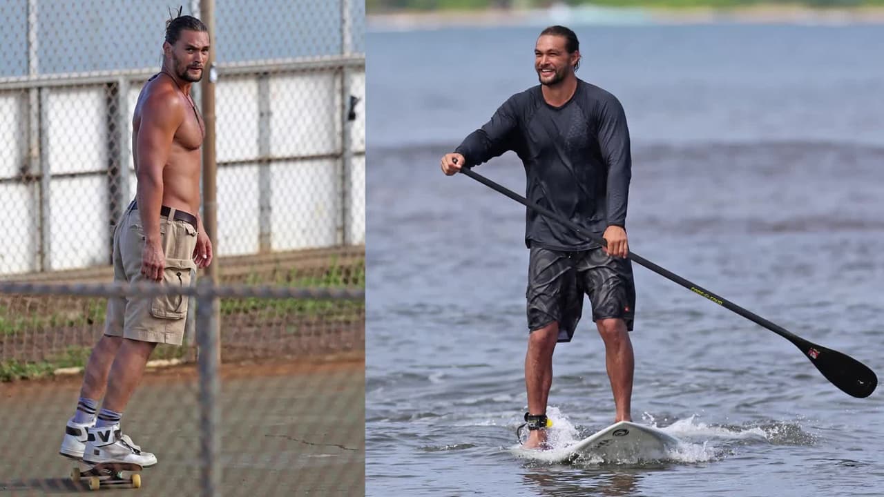 Desde joven, a la estrella de 'Aquaman' le ha encantado hacer actividades al aire libre y por eso conserva ese gran físico.