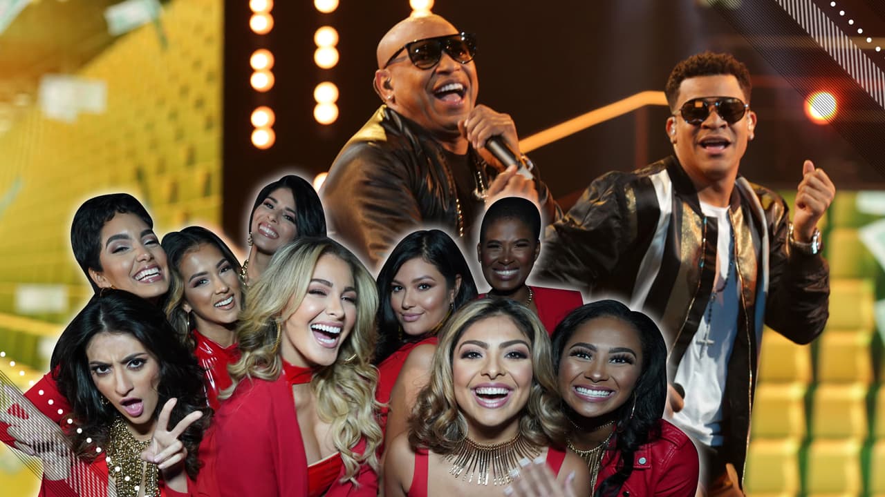 Gente de zona en el escenario de NBL