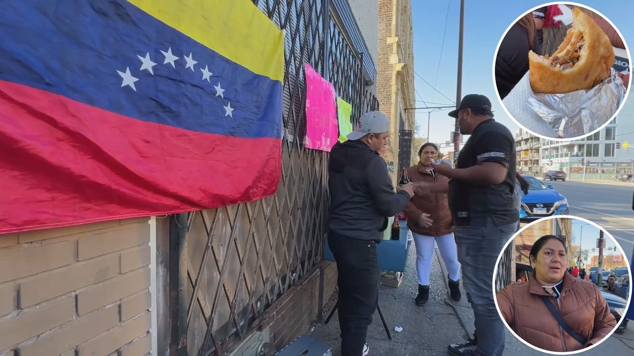 Pareja venezolana en Chicago logra dejar el refugio con su negocio de empanadas